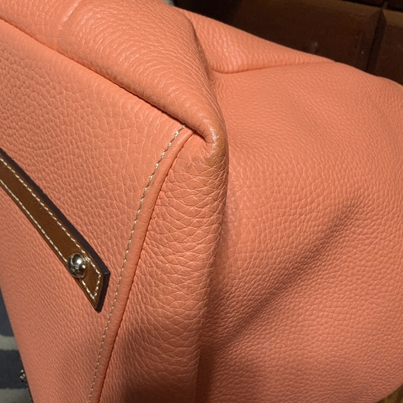 Dooney & Burke Hobo Tangerine Orange - Picture 7 of 12